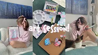 art session vlog :)