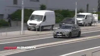 2022 BMW M3 Touring spy video