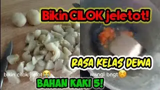 RESEP CILOK JELETOT ENAK MUDAH SIMPEL SEDERHANA ala Lutfia Maharani 5 menit jadi