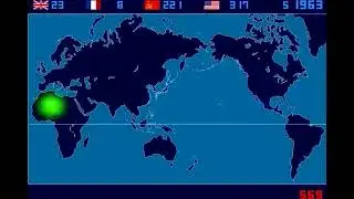 A Time Lapse Map of Reported Nuclear Explosions 1945-1998 by Isao Hashimoto  #History #art #tartaria