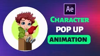Character pop up Animation in after effects | Character Animation