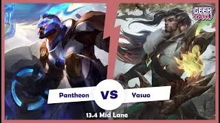 SekiiroZ | Pantheon vs Yasuo - MID Patch 13.4