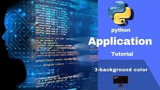 3-python application  : background color