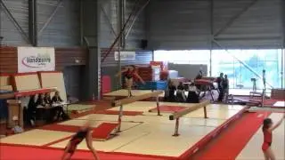 Ma poutre - Championnat départemental en équipe Nationale 10-13 ans 23/01/2016 à Vandoeuvre