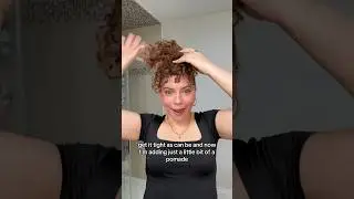 HOW I GET MY SHORT CURLY BOB INTO A HIGH PONYTAIL