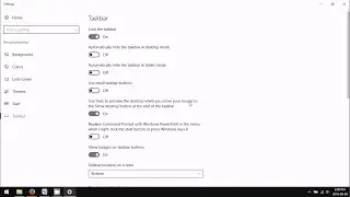 Windows 10: How to Make the Taskbar Small