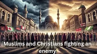 Muslims and Christians fighting an enemy together
