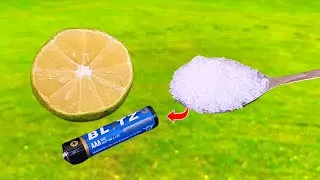 Never Buy New Batteries! Just Use Salt and Lemon Old Batteries Can Be Reused