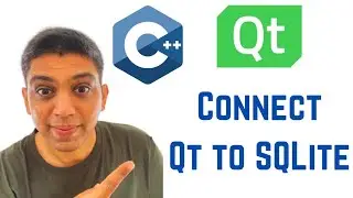 QT C++ GUI Tutorial - How to connect Qt to SQLite