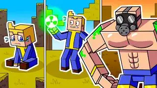 I Survived 100 DAYS as a NUCLEAR WARRIOR in HARDCORE Minecraft!