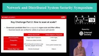 NDSS 2019 How Bad Can It Git? Characterizing Secret Leakage in Public GitHub Repositories