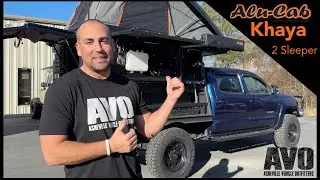 🔥 Alu-Cab Khaya 2 Sleeper on a Tacoma