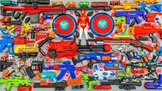 Collecting Senapan NERF WAR GUNS, Glock Pistol, Ak47 Captain America, SNIPER RIFLE, MACHINE GUN MP40