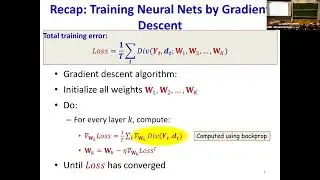 11-785 Spring 23 Lecture 6: Neural Networks: Optimization Part 1