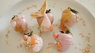 Fresas con chocolate decoradas | Fiorella cake