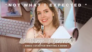 * 5 things * I learned while writing my first book 📖 //