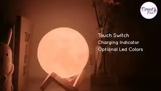 3D Moon Lamp Light