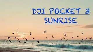 dji pocket 3 sunrise beach  - 4K 24fps - beautiful places