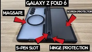 Z Fold 6 Magsafe Case w/s-pen slot + Hinge protection + screen protector 👀