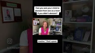 Can you ask your child to abstain as a teen if you didn’t abstain? #teentalk #parentingteens