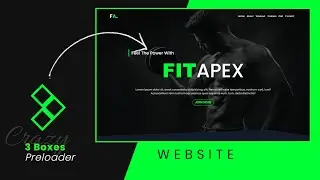 How To Create & Add This 3 Boxes CRAZY Preloader In Website by CSS And JS | CSS Animated Preloader