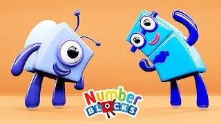 Numberblocks  FANAGRAM but EVERYONE is doing EXERCISES