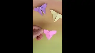 🦋 Origami Butterfly 🦋 SLOW TUTORIAL: https://youtu.be/FxEvpkQIpVg | #papercrafting #origami