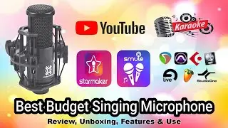 Best Singing Microphone, For Vocal, Karaoke, Starmaker, Xtreme Acoustics C01BK Condenser Microphone