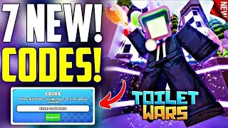 *NEW*ALL WORKING CODES FOR TOILET WARS TOWER DEFENSE - ROBLOX NEW CODES 2024