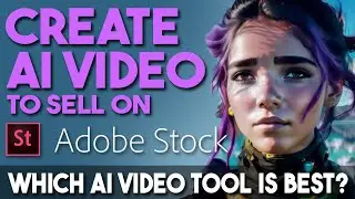 Create AI Video + Sell on Adobe Stock - 5 Best Generative Tools 