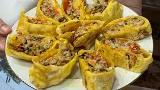 Картофельный рулет.