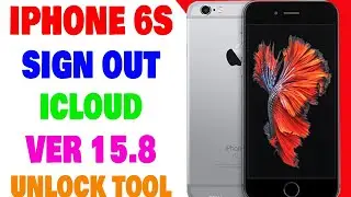 IPhone 6S Signing Out Icloud | IPhone 6s Hidden Icloud Signing Out Done By Unlock Tool | Umar Mobile