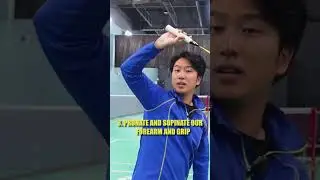 How To Play A Powerful Backhand Smash : Part 1 #badminton #badmintonacademy