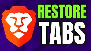 How To Restore Closed Tabs In Brave Browser | Open Recently Closed Tabs