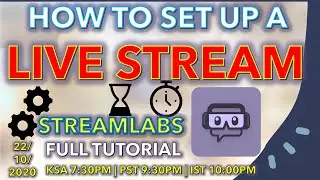 How to set up LIVE STREAM using Streamlabs on Mobile Phone