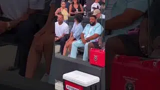 @Rauw Alejandro fue a Miami a VER a Messi ⚽ 2023 #SHORTS