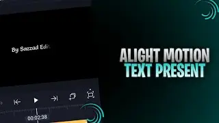 5 TEXT PRESENT IN ALIGHT MOTION || XML FILE ||  TEXT ANIMATION ||