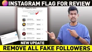 Instagram Flag For Review Kya Hai | Instagram Fake Followers Remove Kaise Kare | Instgaram Followers