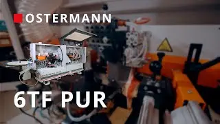 Автоматический кромкооблицовочный станок OSTERMANN 6TF PUR  - видео работы оборудования