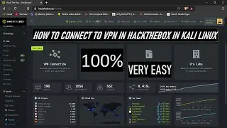 How to connect to VPN in HACKTHEBOX in kali linux | #Infosys_Force