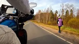 Осенние покатушки на Harley-Davidson Road-King