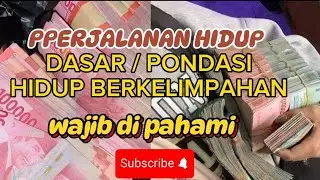 Cara dasar/pondasi hidup berkelimpahan💓