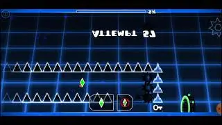 Наконец-то я зделал свой уровень в Geometry dash!