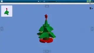 Как сделать мини новогоднюю ёлку из Lego [Верися #1] / How to make a mini Christmas tree out of Lego