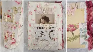 Fabric Covered Junk Journal | Flip Through