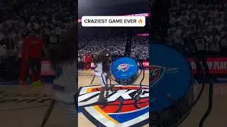 Is this the craziest playoff game? 🔥 #shorts #nba #okcthunder #neworleanspelicans