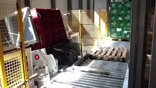 Inline pallet exchanger - TOPPY LSHAPE (bottles)