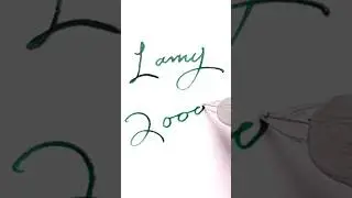Timeless!! Unchanged for Decades, the LAMY 2000 Fountain Pen is Still Going Strong! #gouletpens