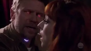 Supernatural 13x21 Lucifer escapes and Rowena sends him to the apocalypse world to deffend herself.