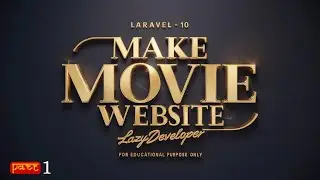 How to create movie website in hindi ? Laravel 10 Installation Video #1